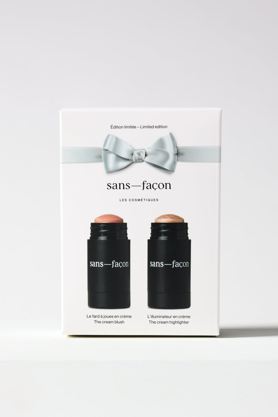 Le coffret fard à joues et illuminateur en crème